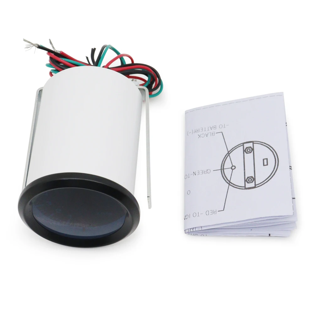 52mm Boost/Vacuum/Water Temp/Oil Temp/Oil Press/Voltage/Tachometer/Air Fuel Ratio/EGT Gauge Analog Blue Led+ 52MM Gauge Pods