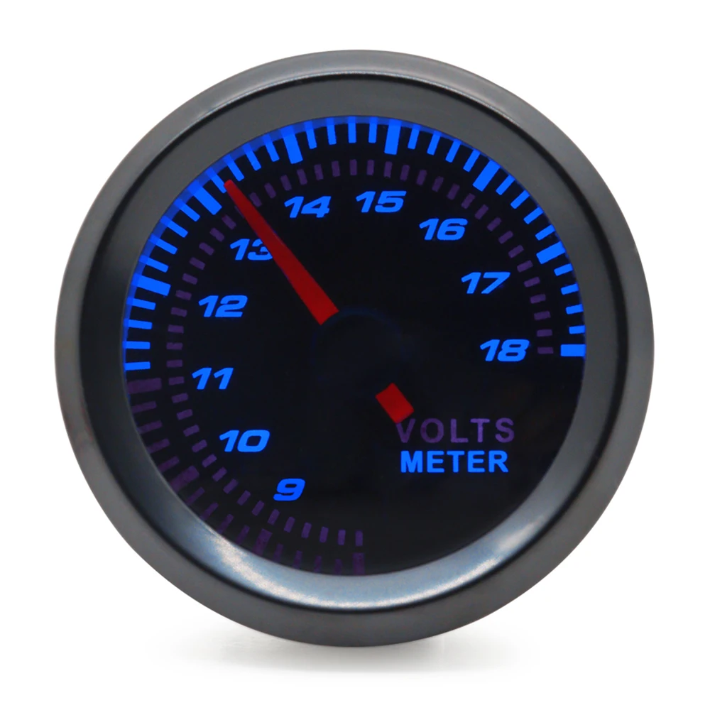 52mm Boost/Vacuum/Water Temp/Oil Temp/Oil Press/Voltage/Tachometer/Air Fuel Ratio/EGT Gauge Analog Blue Led+ 52MM Gauge Pods