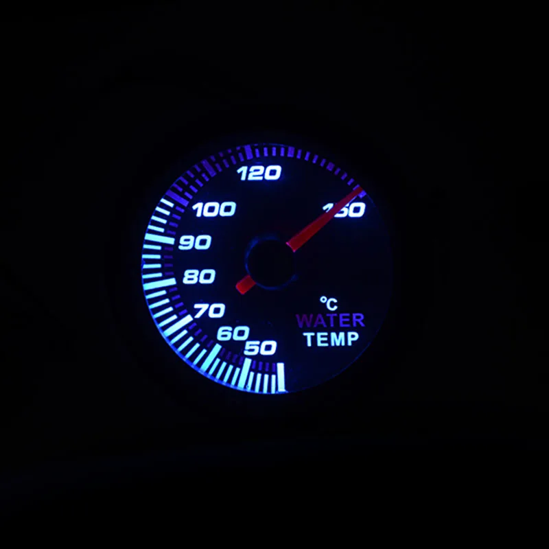 52mm Boost/Vacuum/Water Temp/Oil Temp/Oil Press/Voltage/Tachometer/Air Fuel Ratio/EGT Gauge Analog Blue Led+ 52MM Gauge Pods