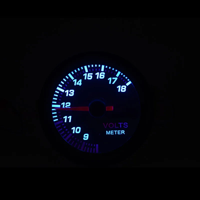 52mm Boost/Vacuum/Water Temp/Oil Temp/Oil Press/Voltage/Tachometer/Air Fuel Ratio/EGT Gauge Analog Blue Led+ 52MM Gauge Pods