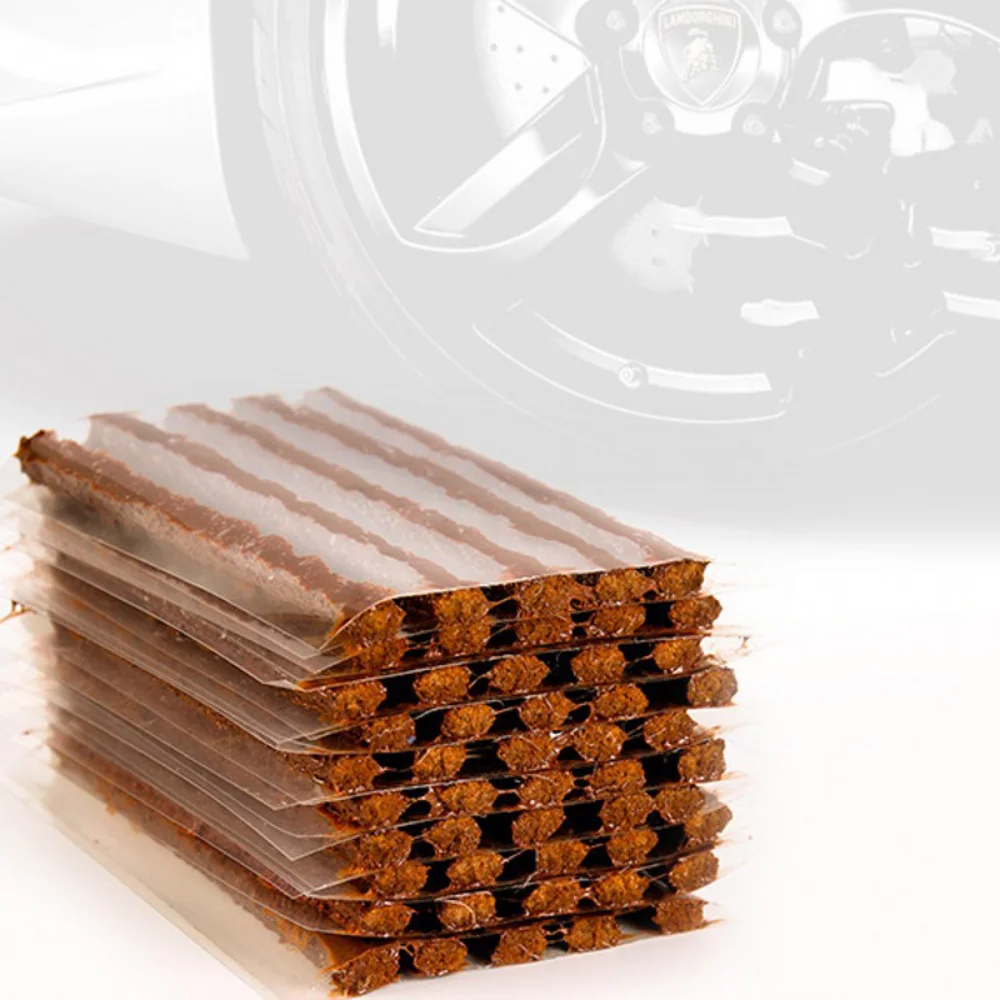 Tubeless Tire Repair Strips Stiring Glue for Tyre Puncture Emergency Car Motorcycle Bike Tyre Tire Rubber Strips Repairing Tools