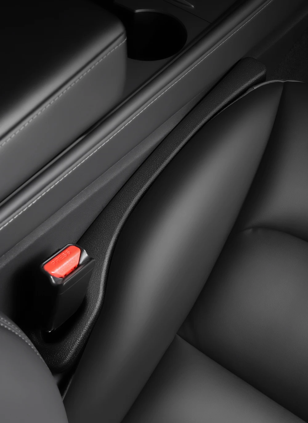 YZ For Tesla Car Seat Gap Filler Side Seam Plug Strip Styling Seat Gap Leak-proof Filling Strip Interior Decoration Supplies