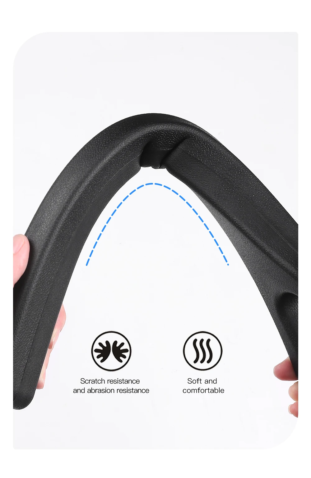 YZ For Tesla Car Seat Gap Filler Side Seam Plug Strip Styling Seat Gap Leak-proof Filling Strip Interior Decoration Supplies