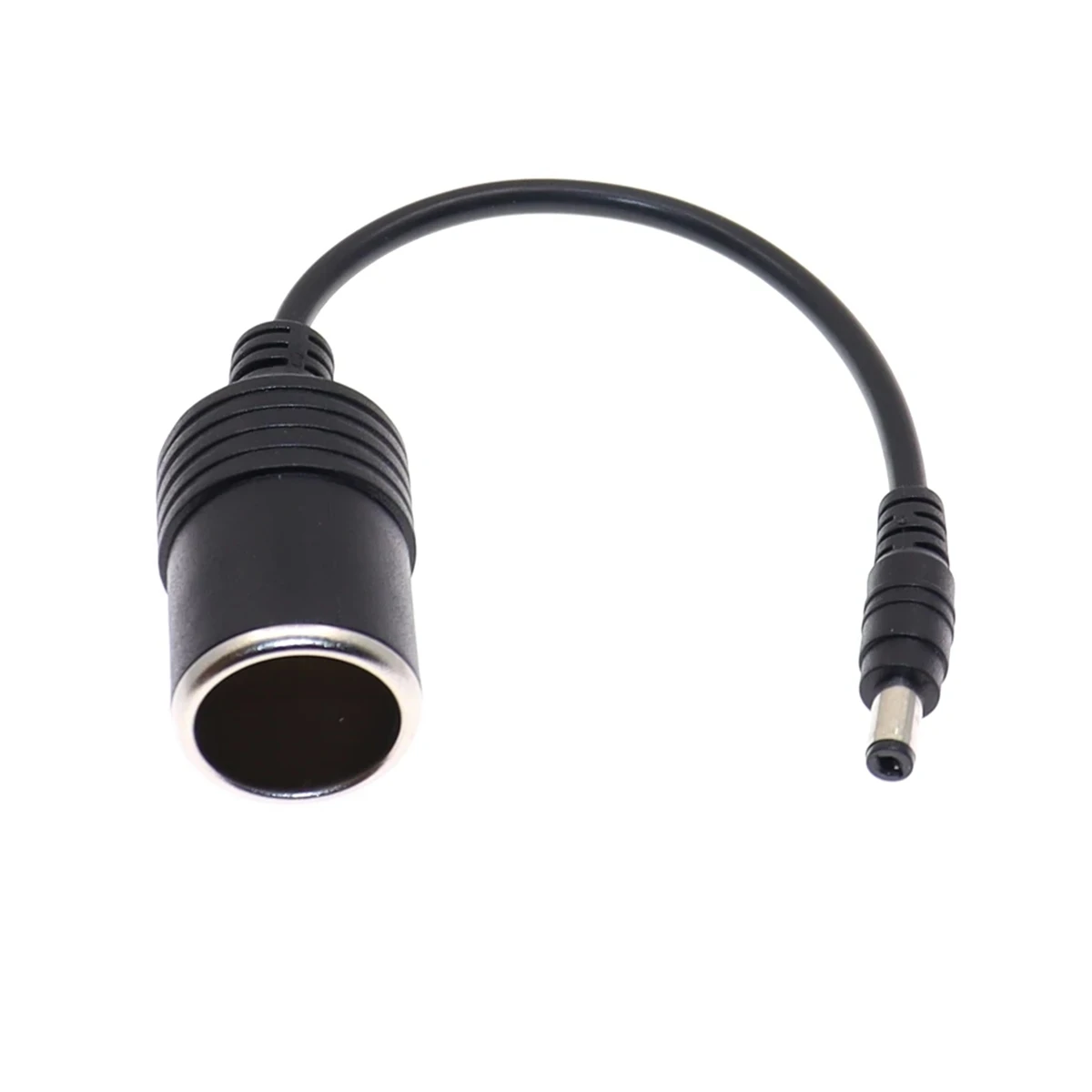 30CM 12V 24V DC 5.5x2.1mm Male Female Plug Connector to Car Cigarette Lighter Socket Power Adapter Cable