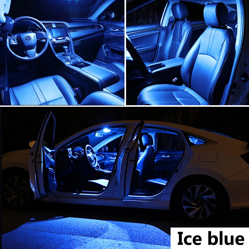 ZITWO Canbus No Error LED Bub Interior Dome Map Trunk Light Kit For Ford Fiesta 2008 2009- 2015 2016 2017 2018 2019 2020 2021