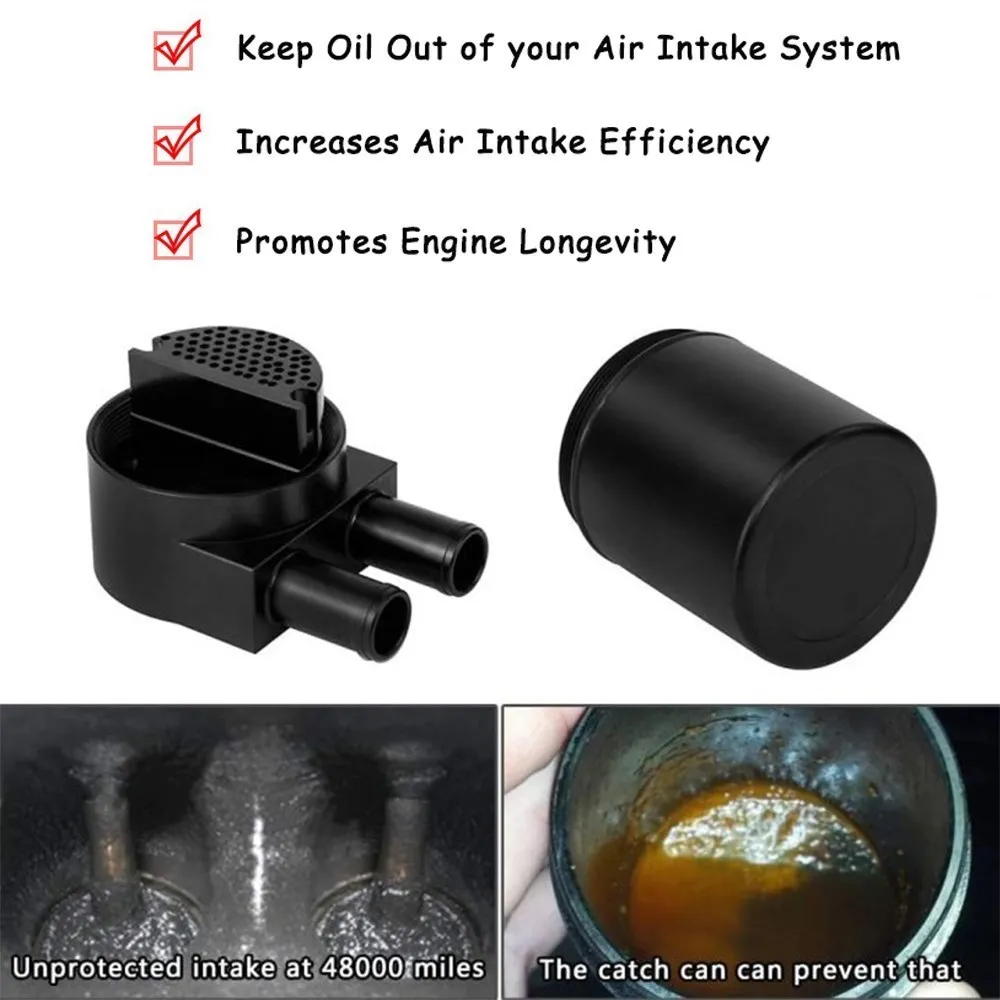 Reservoir Fuel Tanks Oil Catch Can Box with Silicone Radiator Hose For BMW N54 335i 135i E90 E92 E82 2006-2010 Car Accessories