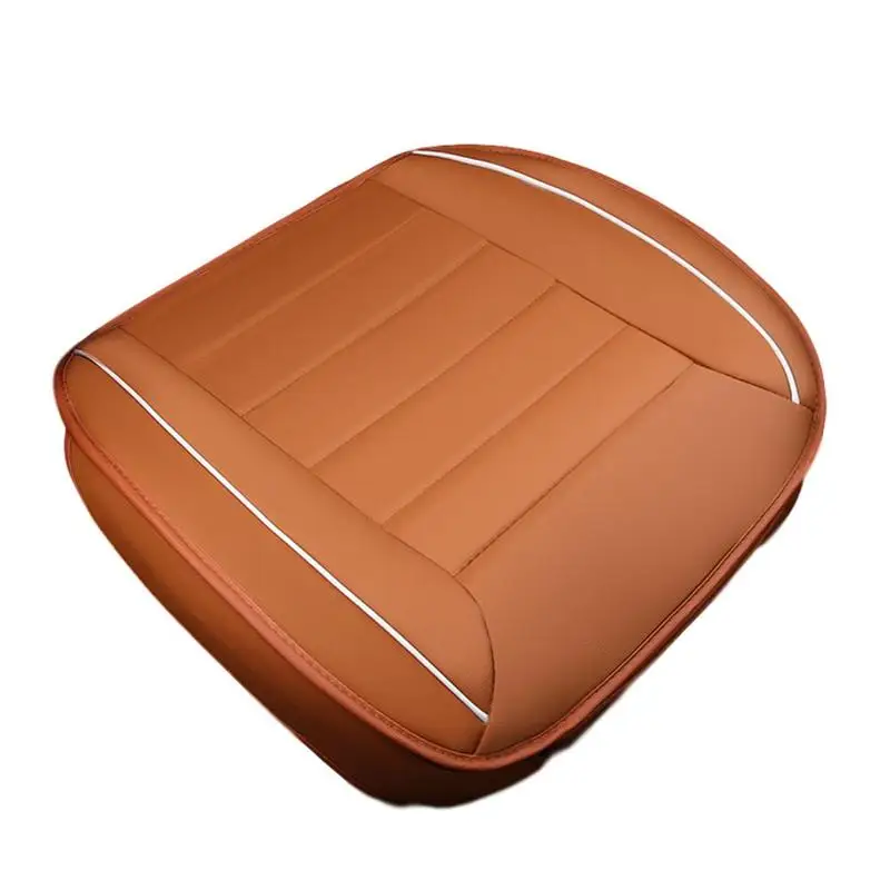 Four Season Car Seat Cover PU Leather Cushion 3D Breathable Pad Mat For Universal Auto Car Chair Cushion Seat Cover Accessories