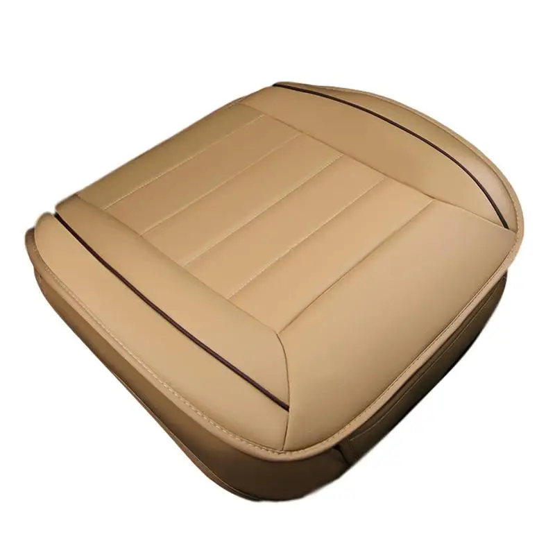 Four Season Car Seat Cover PU Leather Cushion 3D Breathable Pad Mat For Universal Auto Car Chair Cushion Seat Cover Accessories