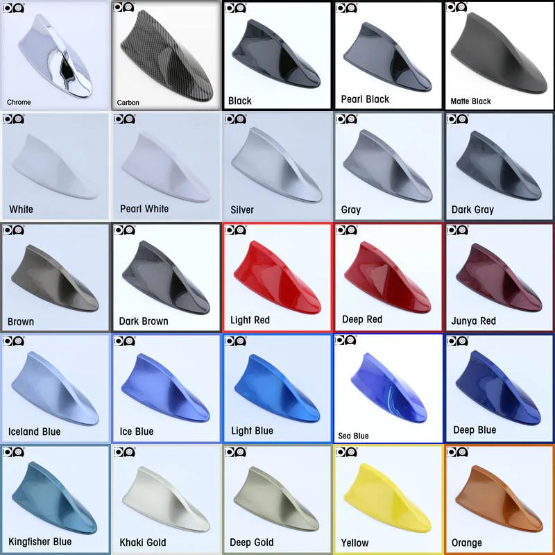 Car Universal Radio Shark Fin Antenna Radio Signal Suitable For Fiat Tipo Punto Grande Punto Bravo Panda Stilo Croma Linea
