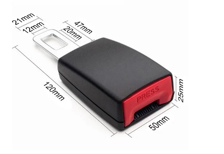 1Pcs/2Pcs Car Safety Belt Extender Seat Belt Cover Seat Belt Padding Extension Buckle Plug Buckle Seatbelt Clip Car Accessories