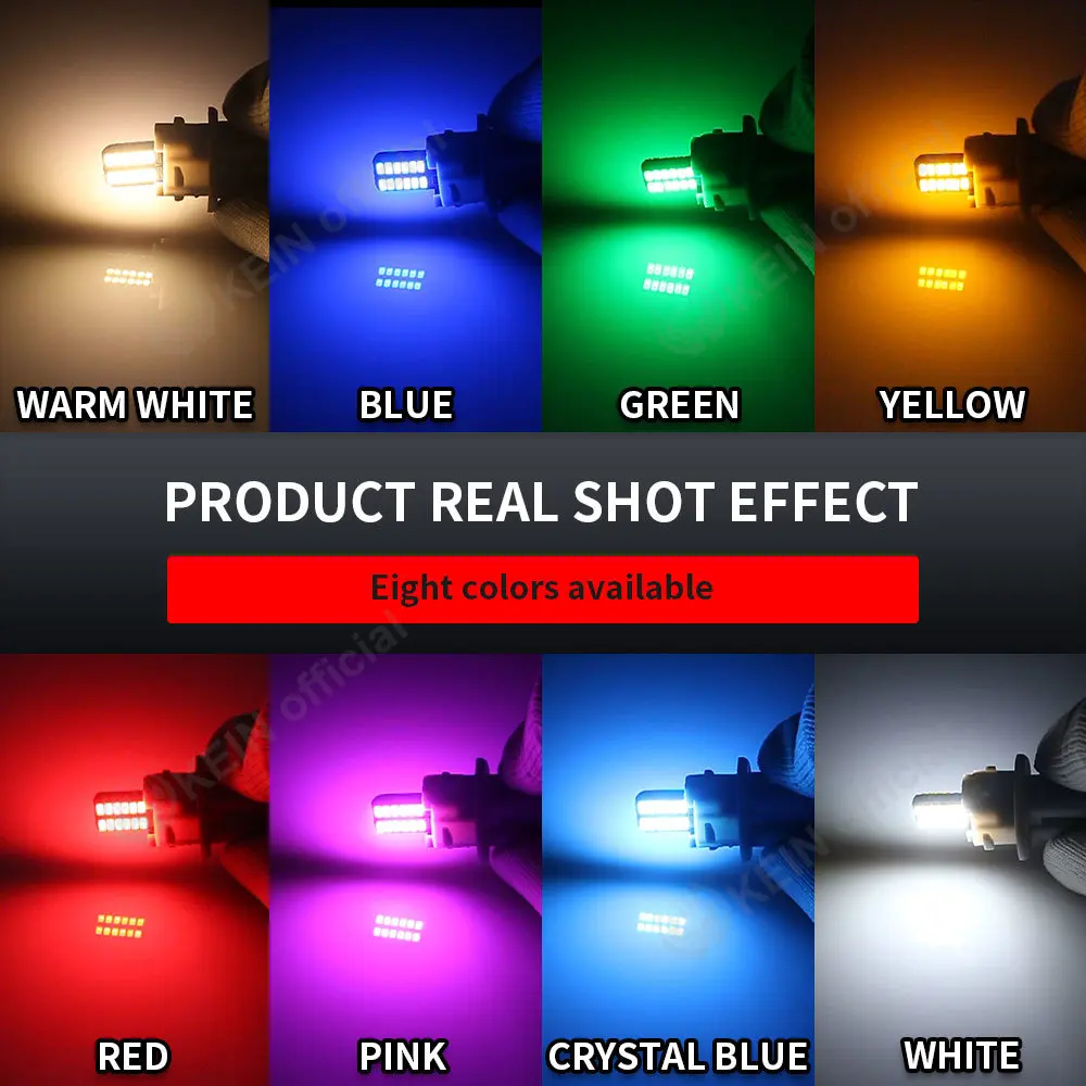 KEIN 2PCS 12V Car Interior Bulb Led C5W C10W T10 Light Festoon BA9S 31 mm 28mm 31mm 36mm 39mm 41mm Lamp Warm White Red Blue Pink