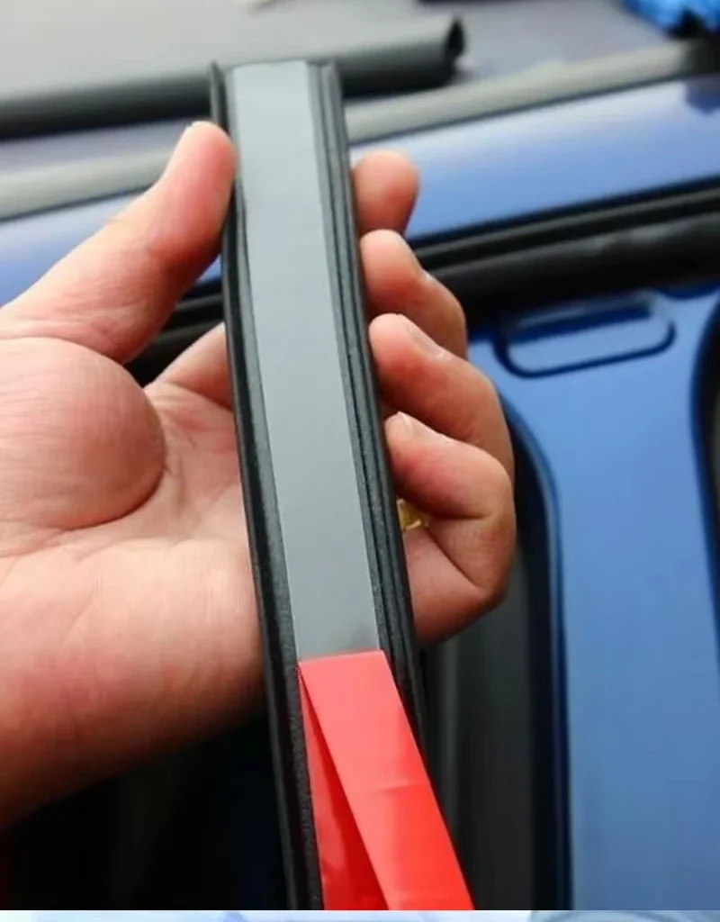 Auto Door Pillar Sealant Trim Car Door Middle Column Sealing Strip for Noise Insulation Soundproofing Dustproof Auto Sealing