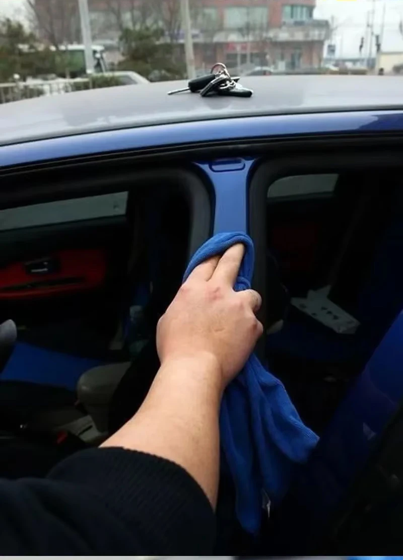 Auto Door Pillar Sealant Trim Car Door Middle Column Sealing Strip for Noise Insulation Soundproofing Dustproof Auto Sealing