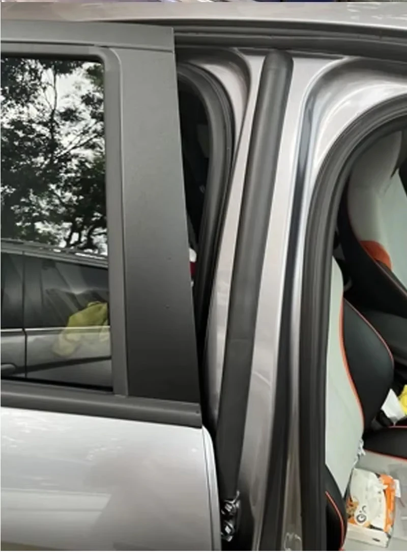Auto Door Pillar Sealant Trim Car Door Middle Column Sealing Strip for Noise Insulation Soundproofing Dustproof Auto Sealing