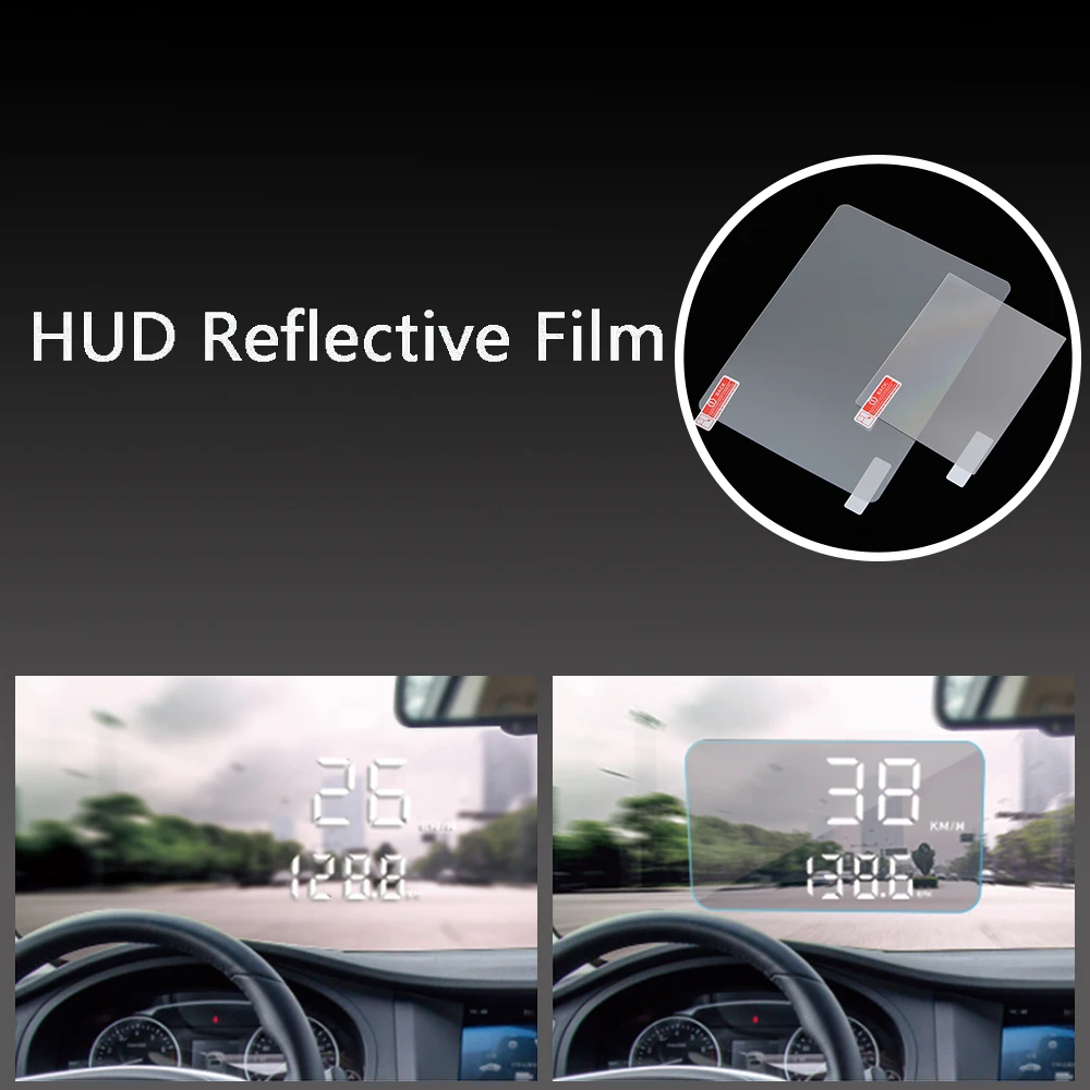 New Car Windshield Reflective Film For Head Up Display HUD Transparent Clear Windshield Screen Sticker Auto Accessories