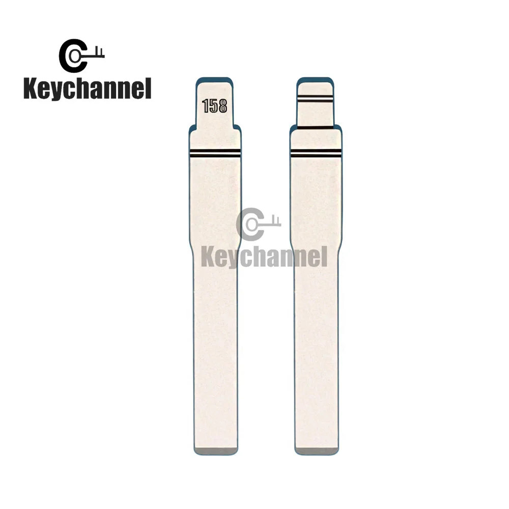 Keychannel 10PCS/LOT Original Car Key Blade HU101 OEM Flip Key Shell Blank NO.158 for Ford Mondeo Ranger Fiesta S-MAX