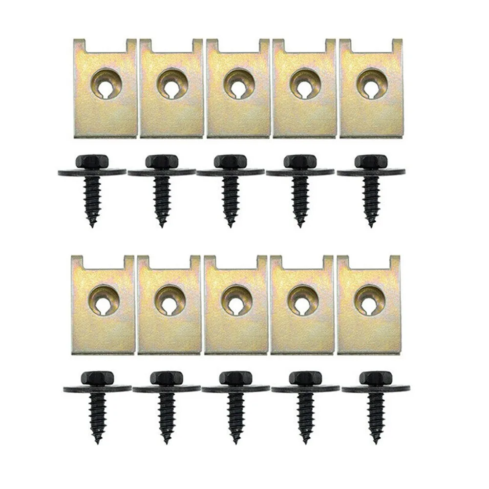 20pcs For BMW Hex Head Tapping Socket Bolt Screw Clips Undertray Splash Guard For E21 E30 E36 E46 E90 E91 E92 E93 E34 E39 E60