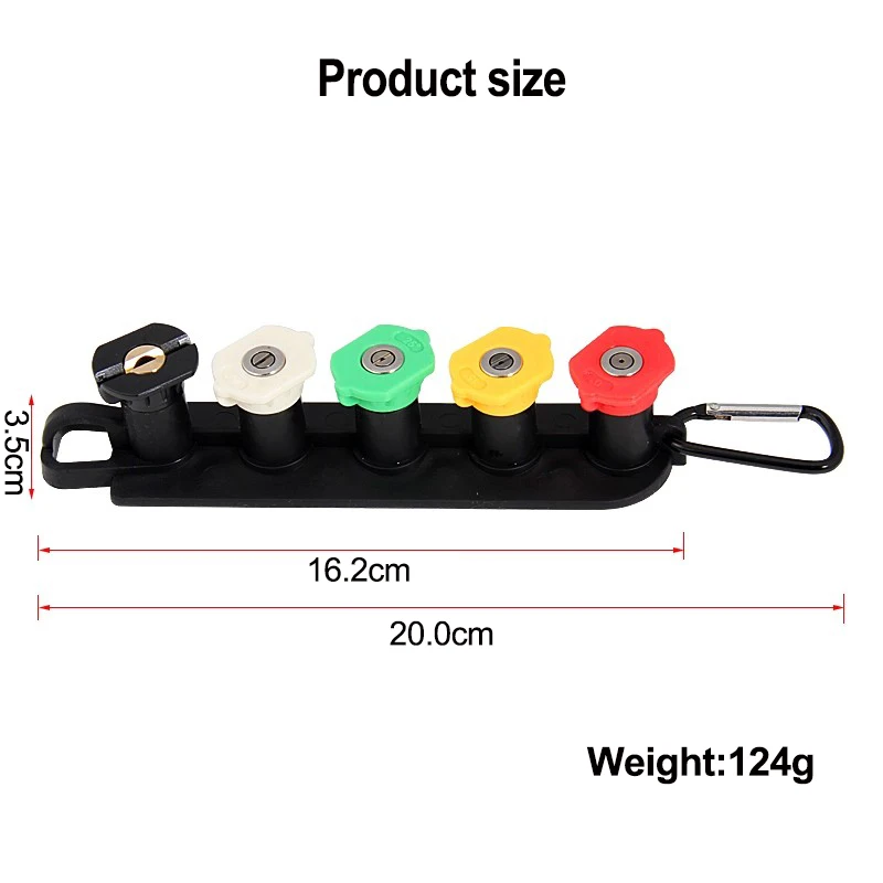 Water Gun Nozzle Connector 1/4 Quick Insert Holster Latch High-Pressure Water Gun Nozzle