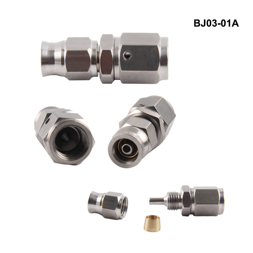 AN3 Motorcycle Motor Bike Hydraulic Brake Oil Hose Line Banjo Fitting m10x1 stainless Steel 10mm New