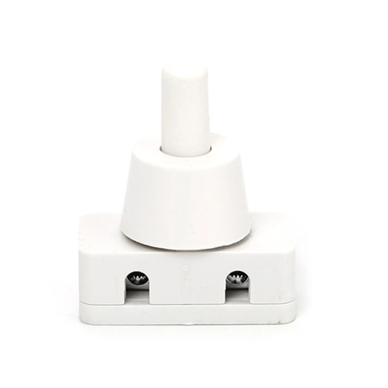 2 Pins Latching Pressure Switchs ON/OFF Push Button AC250V 10A for Industrial Field Home Lamp Mini Power Switches