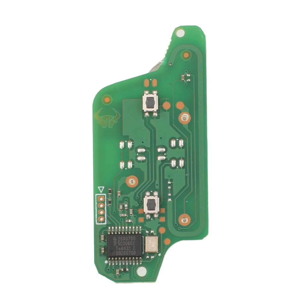jingyuqin 2/3 Buttons For Peugeot 407 407 307 308 607 Citroen C2 C3 C4 C5 ASK/FSK Remote Key Circuit Board CE0523/36 pcf7941/61