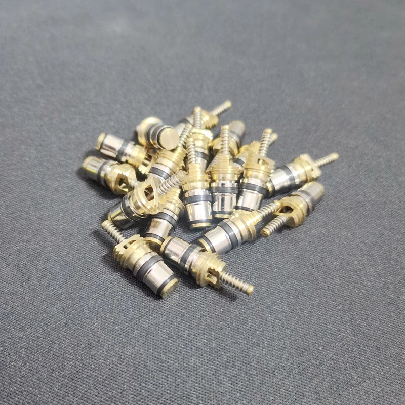 Free Shipping, (100 Pieces) Air Conditioning Charge Cold Medium Interface Valve Core for Peugeot