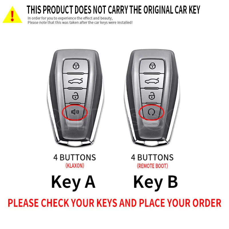 TPU Car Remote Key Case Cover Holder Shell For Geely Emgrand X7 EX7 Coolray 2019-2020 Auto Styling Fob Accessories