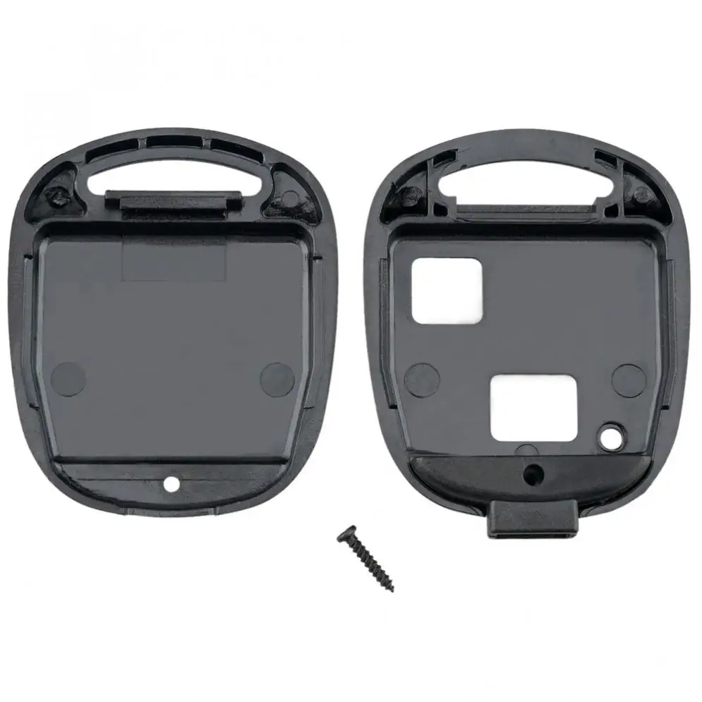 Car Key Case 2 Buttons Car Remote Key Shell with TOY43 Blade + 2 Micro Switches Fit for Toyota Yaris Prado Tarago Camry Corolla