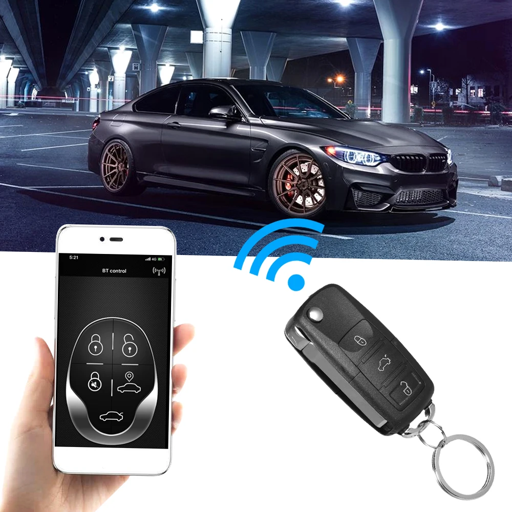 Universal Car Door Lock Trunk Release Keyless Entry System Central Locking Kit With Remote Control Car Accessories