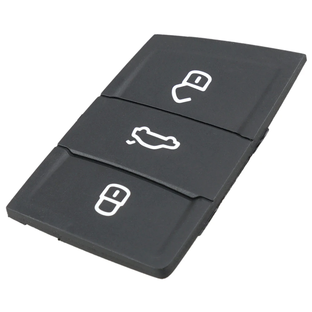 3 Buttons Replacement Rubber Flip Car Key Pad Fob Fit for Volkswagen Golf 7 4 5 MK4 6 / Skoda Octavia Seat Leon Ibiza