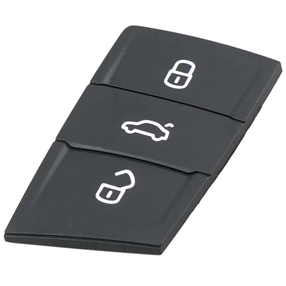 3 Buttons Replacement Rubber Flip Car Key Pad Fob Fit for Volkswagen Golf 7 4 5 MK4 6 / Skoda Octavia Seat Leon Ibiza