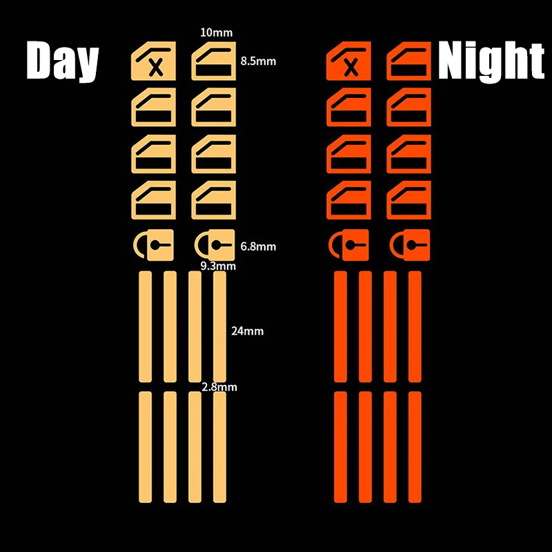 18 pcs/set Luminous Automobile Interior Stickers Universal Car Windows Control Panel Decals Auto Door Window Lift Button Sticker