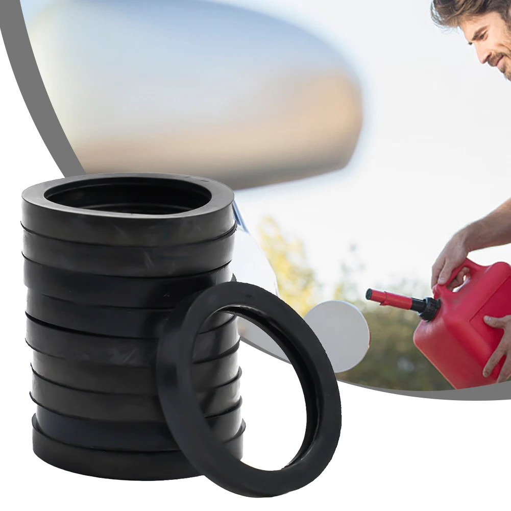 10pcs Car Reserve Fuel Tank Jerrycan Fuel Seal Truck Gas Can Spout Seals Gaskets Rubber O-Ring Seals Gasket Fuel Washers