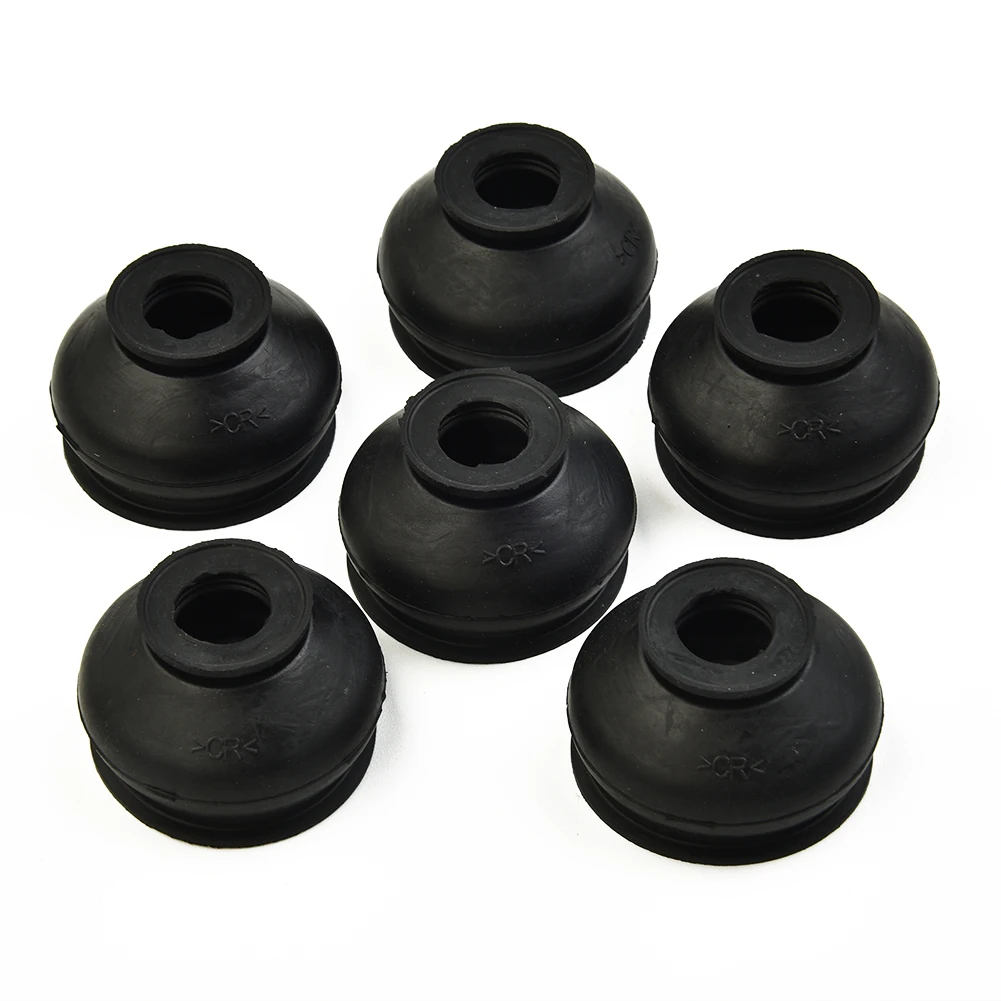 6x Car Suspension Steering Ball Dust Cover Turn Rods Ends Set Parts Accessories Universal Chassis Parts