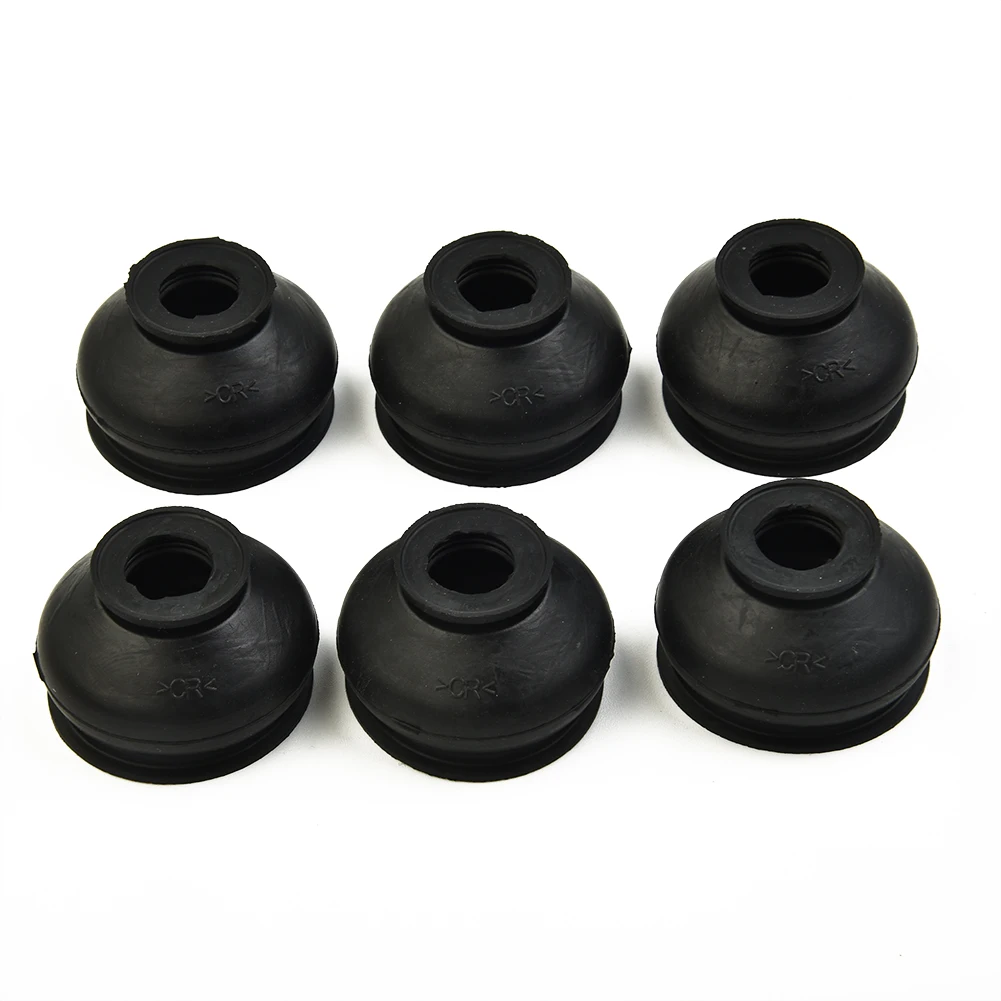 6x Car Suspension Steering Ball Dust Cover Turn Rods Ends Set Parts Accessories Universal Chassis Parts