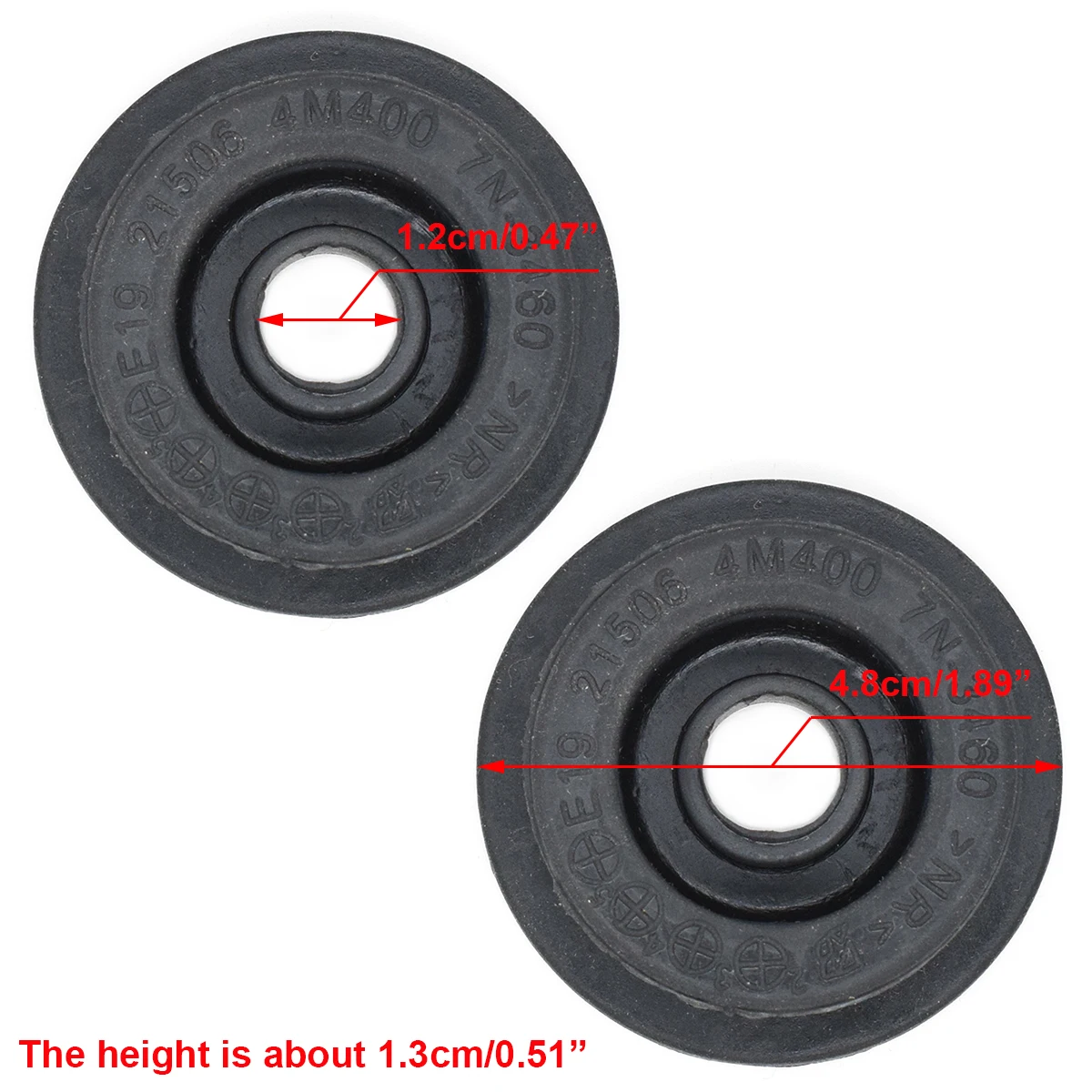 2Pc Car Radiator Mounting Rubber Bush For Nissan CUBE Z11 JUKE F15 Micra K12 MURANO Z50 Z51 NOTE E11 Sunny B15 N16 Teana J31 J32
