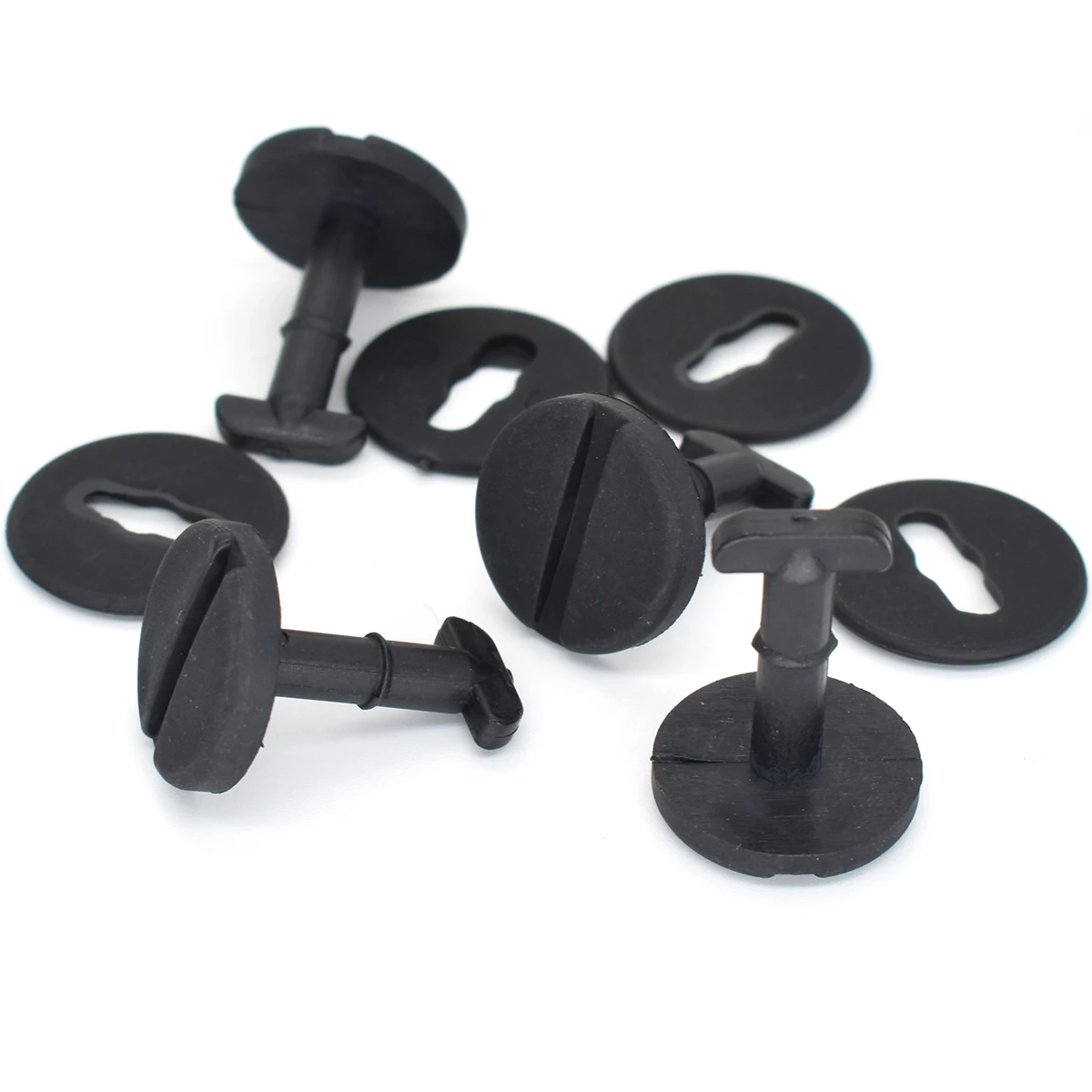 10Pcs Floor Carpet Mat Clips Twist Lock With Washers For BMW E32 E34 E36 E46 3 Series E38 E39 5 7 Series Auto Replace Fasteners