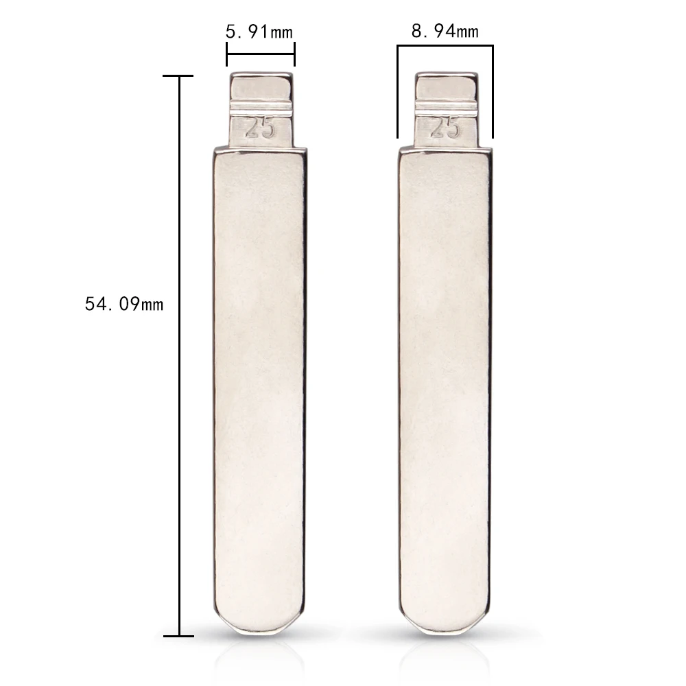 10pcs HON66 Flip Blank Key Blade 25# HON66FH for Accord Fit City New Odyssey for KD Keydiy Xhorse Remotes