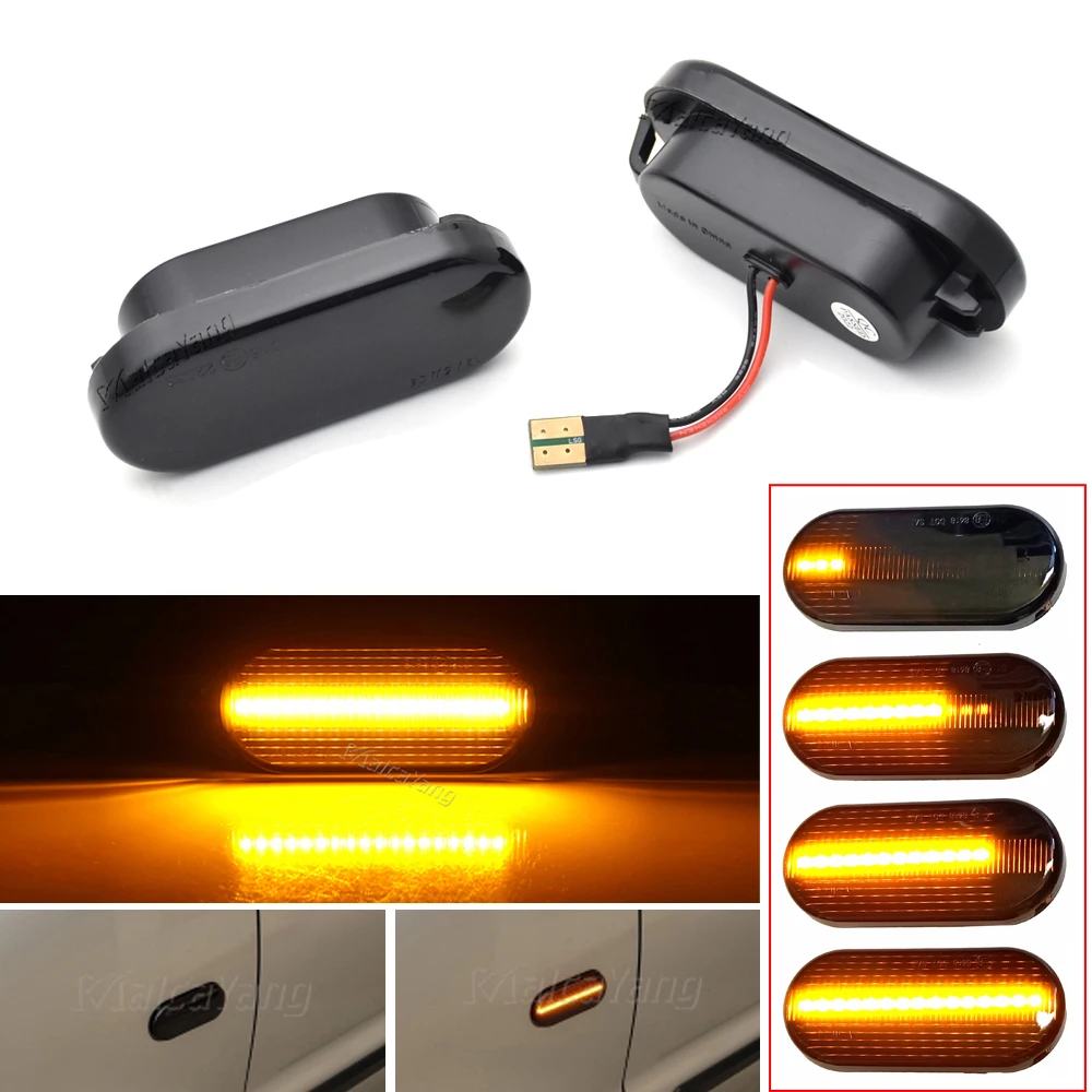For SEAT Ibiza 6L Cordoba Toledo Leon MK1 MK2 LED Dynamic Side Marker Light Turn Signal Light for Octavia