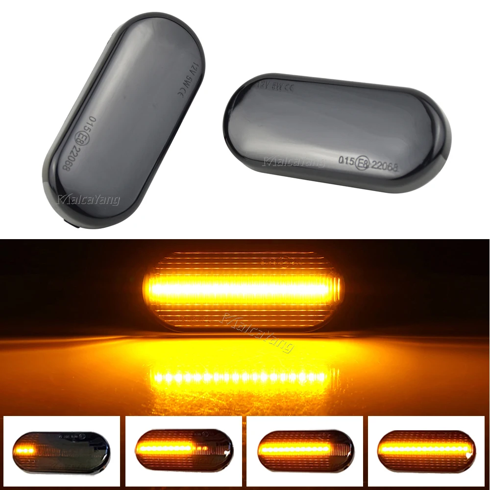 For SEAT Ibiza 6L Cordoba Toledo Leon MK1 MK2 LED Dynamic Side Marker Light Turn Signal Light for Octavia
