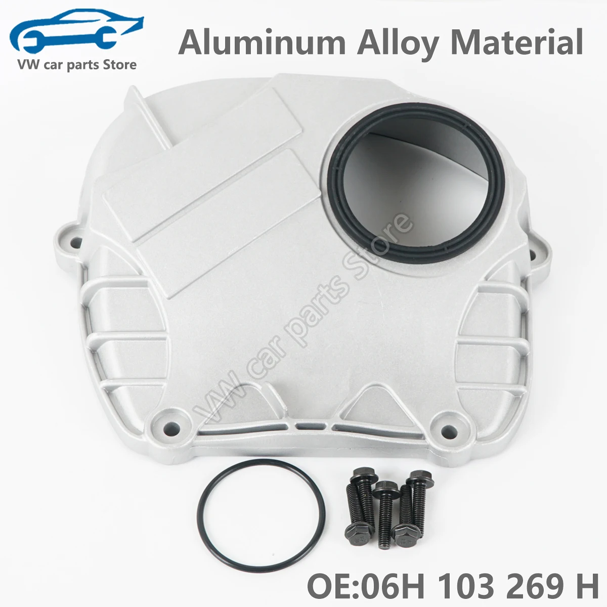 06H103269H Aluminum Engine Upper Timing Chain Cover With-Gasket For EA888 GEN2 VW Golf GTI Tiguan Touran Passat CC 06H 103 269 H