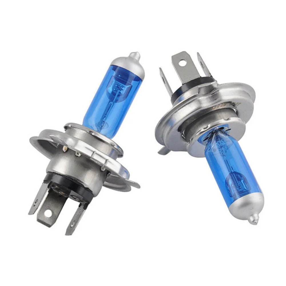 2pcs H4/HB2 9003 Xenon Light DC 12V 55W 6000K Super Bright White Light Car Halogen Headlight Bulb Fog Lamps Car Accessories