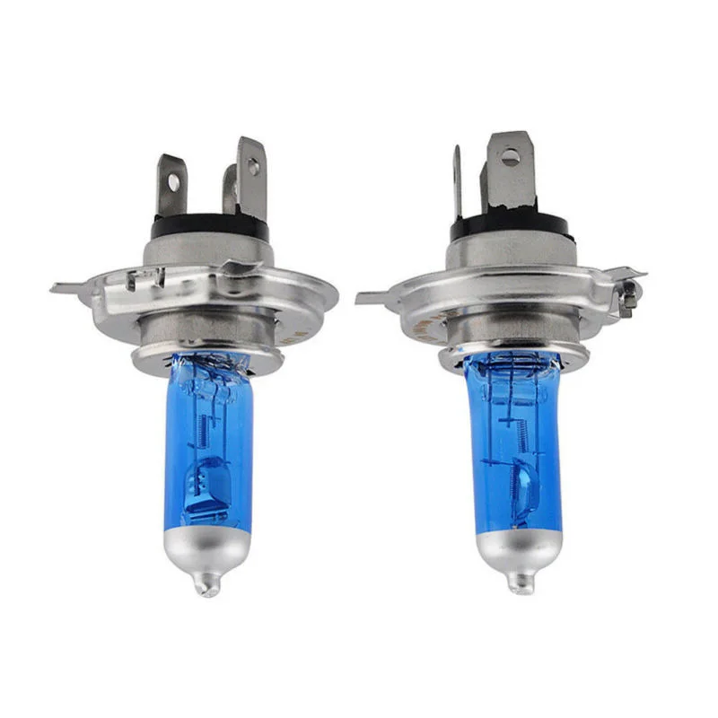2pcs H4/HB2 9003 Xenon Light DC 12V 55W 6000K Super Bright White Light Car Halogen Headlight Bulb Fog Lamps Car Accessories
