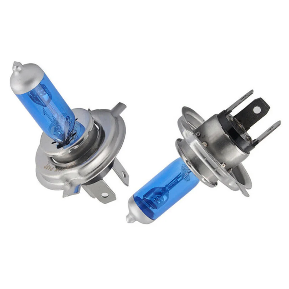 2pcs H4/HB2 9003 Xenon Light DC 12V 55W 6000K Super Bright White Light Car Halogen Headlight Bulb Fog Lamps Car Accessories