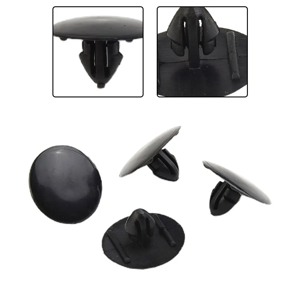 25 Pcs Car Hood Insulation Retainer Black Plastic Clips Fastener For Toyota 90467 09050 Rivet Retainer Car Parts