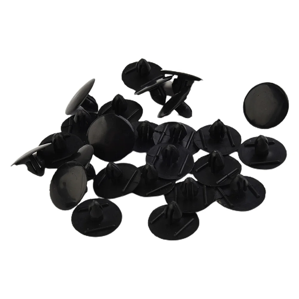 25 Pcs Car Hood Insulation Retainer Black Plastic Clips Fastener For Toyota 90467 09050 Rivet Retainer Car Parts