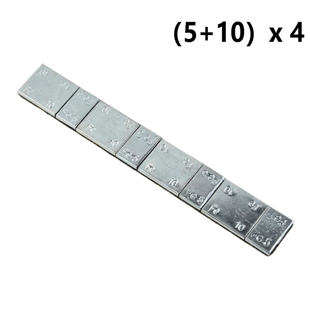 1pcs 60g 5g/10g Iron Wheel Balance Weight Tire Adhesive Tyre Balancer Wheel Block For Car Motorcycle/bike RC Boat Aircraft