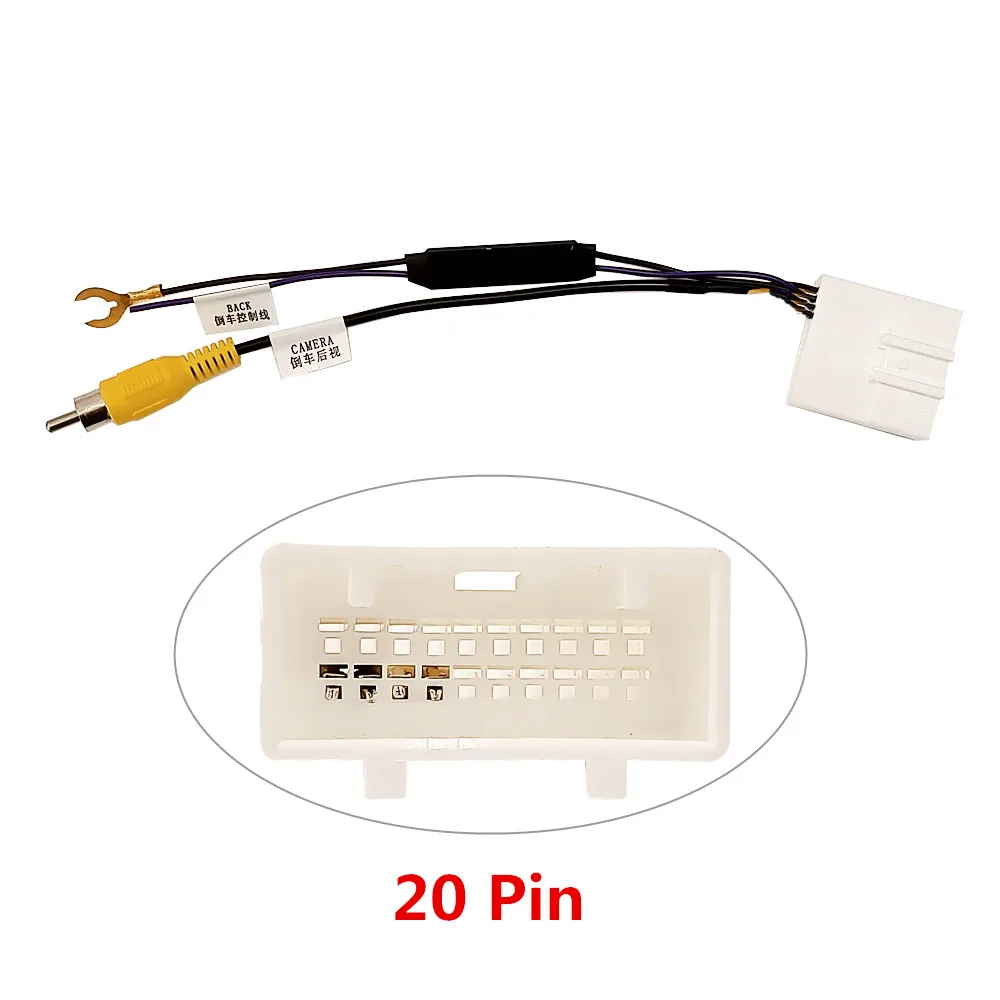 4pin 8Pin 16Pin 20Pin 24Pin For Toyota Original Factory Auto Camera Video Output Car Reverse Camera Output Video Adapter Cable