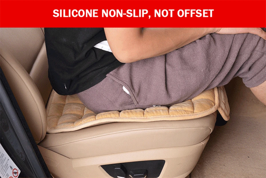 SEAMETAL Car Seat Covers Warm Seats Cushion Protector Plush Seat Cover Autumn Winter Universal For Sedan Hatchback SUV Seat Mats