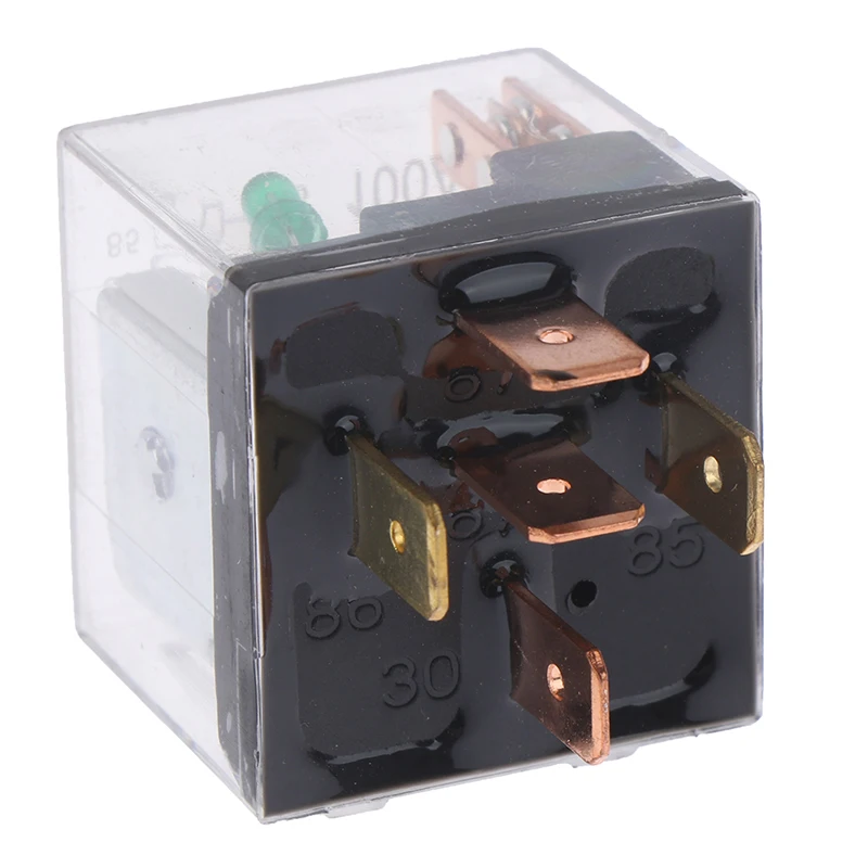 1pc 5Pin 4Pin Waterproof Automotive Relay 12V 100A SPDT Car Control Device Car Relays DC 24V High Capacity Switching
